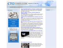Tablet Screenshot of ctotimes.com